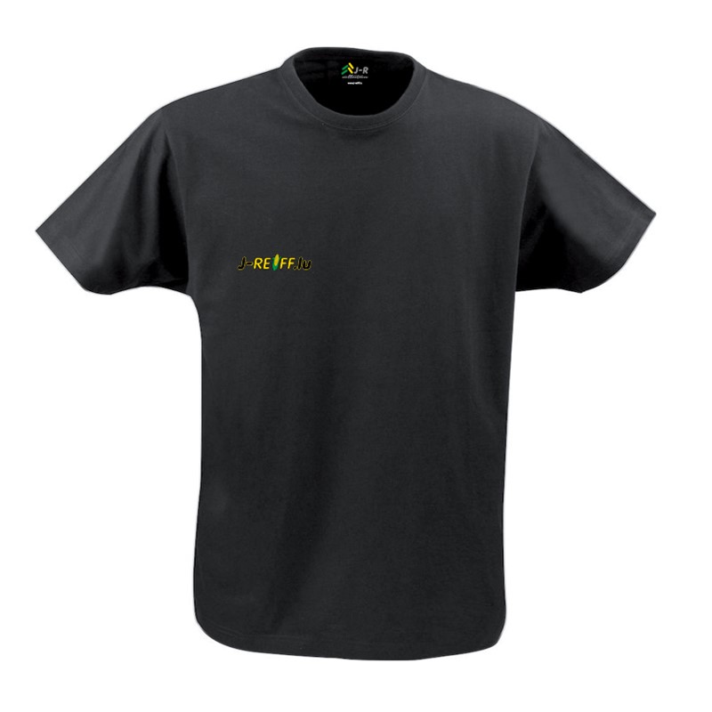 T-Shirt mit Logo in schwarz S